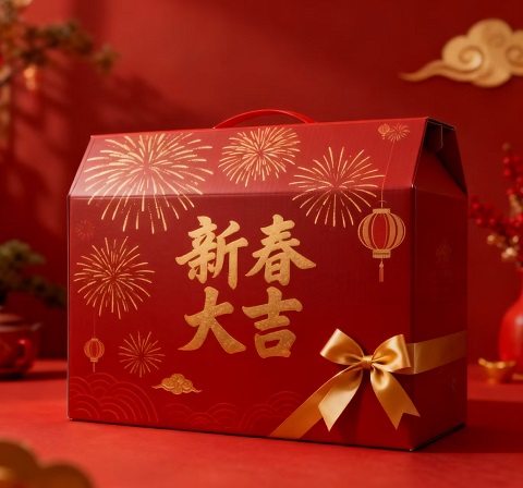 臘味年貨福袋新年大禮包包裝盒 臘味年貨福袋新年大禮包包裝盒